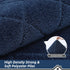 BEQHAUSE Dirt Trapper Door Mat 20" x 32", Non-Slip Machine Washable Entryway Rug, Navy Blue
