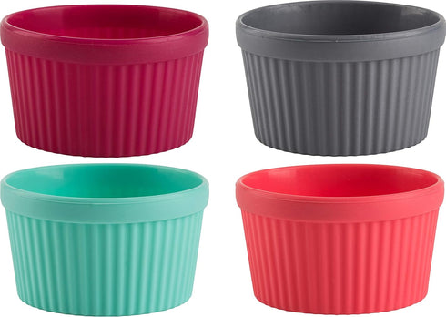 Trudeau Baking Ramekins Set of 4 in Assorted Colors