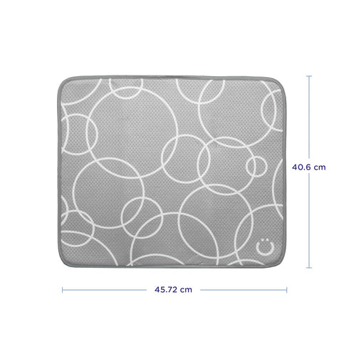 Counter Pack 2 Ubbi Microfiber Dish Drying Mat, Baby Bottle Drying Mat, Kitchen Dish Mat