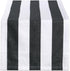 DII Cabana Dobby Stripe Tabletop Collection, Black & White 18x108-inch Table Runner
