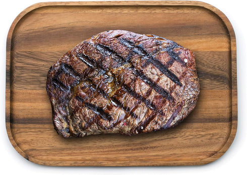 Ironwood Gourmet Small Steak Board, 7.5 x 10.5 x 0.5 inches, Brown