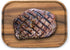 Ironwood Gourmet Small Steak Board, 7.5 x 10.5 x 0.5 inches, Brown