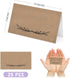 25 Rustic Kraft Tent Table Place Cards for Wedding, Thanksgiving, Christmas, Holiday, Catering, Banquet Party