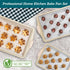 BAKKEN Deluxe Nonstick White Marble Baking Pans - 3-Piece Carbon Steel Bakeware Set