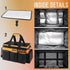Wearable Cleaning Caddy Bag, Organizer with Handle & Shoulder Straps, 4 Foldable Dividers for Housekeepers, Car Cleaning