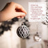 Valery Madelyn 30ct Halloween Ornaments Set, Black and White Shatterproof Christmas Ball Decorations, 2.36 Inch for