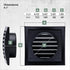 Vent Systems 4'' Inch Anthracite Air Vent Cover, Louvered Dryer Vent Cover for Exhaust and Supply Air Register