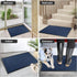 Yimobra Door Mat - All-Season Outdoor Indoor Sturdy Doormat for Home Entrance, Heavy Duty Non Slip, Blue 29.5 x 17 Inch