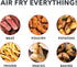 DASH Compact Air Fryer Oven Cooker, 2 Quart - Red with Temperature Control & Recipe Guide