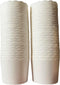 50-Pack Paper Baking Cups - Greaseproof Disposable Cupcake Liners (White, Large Cups)