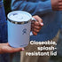 6 Oz Hydro Flask Coffee Mug Insulated Stainless Steel, Non Spill, Leak Resistant Travel Mug Oat Tan