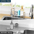 Countertop Consumest Sponge Holder for Kitchen Sink - Sink Caddy with Stainless Steel Self Drain Tray, Sink Organizer