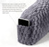 GRASS BROOK Faux Fur Reading Pillow for Bed Adults, Ultra Soft Plush Floor Backrest Pillow with Side Pockets for Bed