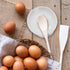 Egg Cracker & Spoon Holder - Ceramic Spoon Rest for Kitchen, Heat Resistant Utensil Rest for Countertop, Blue