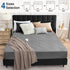 Sufdari Waterproof Mattress Protector, King Quilted Fitted Cover, Breathable & Noiseless Mattress Pad, Fits 8-18" Deep