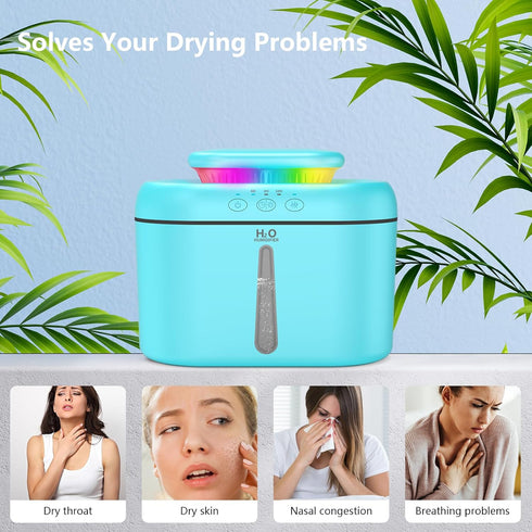 2.5L 16 SZO Humidifiers for Bedroom, Capacity, Auto Shut-Off, Easy to Fill & Clean, dB Quiet Ultrasonic Humidifier