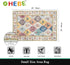 HEBE Washable Area Rug 2'x3', Non Slip Soft Distressed Medallion Bedroom Rug, Boho Living Room Accent Throw Rug