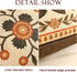 Set 1,Floral 12"x20" bilin gaier Brown Throw Pillow Covers of Farmhouse Linen Accent Pillows Cover for Couch Throw