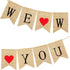 Gejoy 14 Pcs Farewell Party Decorations Supplies Kit, We Will Miss You Banner, Burlap Bunting, Gold Glitter Confetti