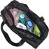 Moyad Mesh Shower Caddy Portable Toiletry Tote Gym Bag for College Dorm Bathroom (Large Black)