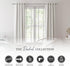 Kenney - 71631 Rachel Standard Decorative Window Curtain Rod, 28 to 48-Inch, Italian Pewter