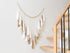 35'' 36'' Decocove Large Macrame Wall Hanging with Wood Beads - Bohemian Wall Decor for Bedroom, Living Room