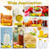 36 8/16 oz 36 1 Pieces Honey Bottles Squeeze Honey Bottles Clear Plastic Honey Bottles Honey Jar Container with Pcs