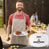 R HORSE Dad Grill Platter Gift, White Oval Serving Tray for BBQ, Salads, Desserts, Charcuterie, Birthday Christmas Gift