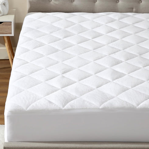 CirclesHome Crib Size Mattress Pad Pillow Top - Double Puff Fleece Top