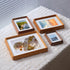 Youncewooder 8x10 5x7/6x8 (8x10,Walnut) Picture Frame with Mat - Rustic Farmhouse Walnut Wood Frame, Wall & Tabletop