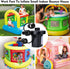 Swimming Air Pump Air Mattress Pump for Inflatables Blow up Pool Raft Bed Boat Toy, Quick-Fill, for Outdoor Camping