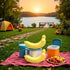 Bwexxt 2Pcs Banana Case, Cute Banana Protector Storage Box, Portable Banana Holder for Lunch Boxes, BPA-Free Fruit