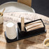 Navaris Small Coffee Station Organizer - Tea and Coffee Condiment Supplies Holder with Stacking Cup Storage