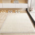 Yancorp 2'x3' Small Area Rug, Cream White Berber Indoor Door Mat, Non-Slip Washable Jute-Look Rug for Entryway