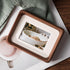 Youncewooder 3x4 2x3 (3x4,Walnut) Picture Frame with Mat - Natural Walnut Wood small Rustic Frame, Wall & Tabletop