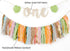 1st Set PapaKit Wild One Birthday Boys High Chair Decoration Premium - Lion King Crown, Rustic Ribbon Garland, Palm