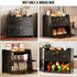 Counter Trironsun Vintage Double Layer Bread Box for Kitchen Bamboo Bread Storage Container Large Capacity Bread