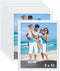 Icona Bay 8x10 Picture Frames, White, 6 Pack, Inspirations Collection, Wall Mount or Table Top