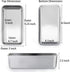 TeamFar Loaf Pan Set of 3, 9 x 5 Inch Stainless Steel Bread Loaf Meatloaf Pan for Baking Bread Cake Toast Brownies,