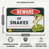 Venicor Snake Sign Decor - 8 x 12 Inches Aluminum - Pet Snake Tank Accessories Tapestry Gifts Poster