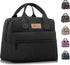 HOMESPON Insulated Lunch Bag for Women Men Cooler Lunch Box Tote for Work Picnic (Black)