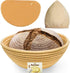 9 Inch Bread Banneton Proofing Basket - Baking Bowl Dough Gifts for Bakers, Proving Baskets for Sourdough
