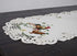 Country (15Wx54L) Embroidered Rooster Chic Lace Farmhouse Table Runner, Dresser Scarf, Coffee Table Runner