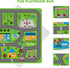 78.7"X 59", 78.7X 59 INCH) Kids Car Playmat Kids Rug for Playroom Car Mat Town City Road Traffic Rugs, Play Mat