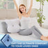 BDEUS Cervical Pillow for Side Sleepers, Neck Pillow for Sleeping, Memory Foam Ergonomic Pillow for Neck Pain Relief