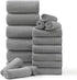 Hailea 18 Piece Family Bath Towel Set Include 6 Bath Towels,6 Hand