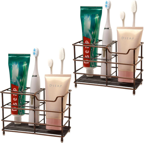 Dseap Toothbrush Holder, Electric Toothbrush Holder - Stainless Steel Tooth Brush Holders,