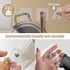 Reusable Adhesive Wall Hooks 10 Pack, 13.5lbs Max, Transparent, Waterproof and Oilproof for Bathroom Kitchen