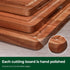 ADMKERS Set, (set 3) Wood Cutting Boards for Kitchen, Acacia Wooden Cutting Board Charcuterie Board, Large Solid