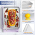 Joyfair Toaster Oven Baking Pan with Rack, 9”x 7” Stainless Steel Tray and Cooling Rack Set for Cookies, Bacon, Steaks